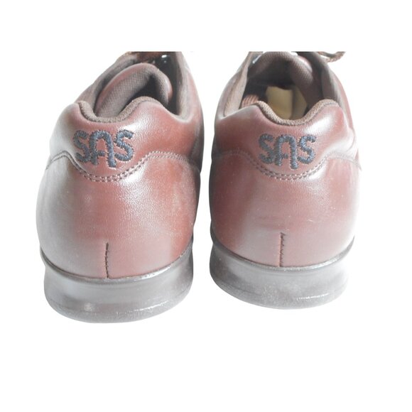 NWOB SAS Women's Brown Size 7W Shoe Tie Tri-pad comfort Free Time Sneaker - Picture 3 of 11